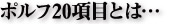 ポルフ20項目とは